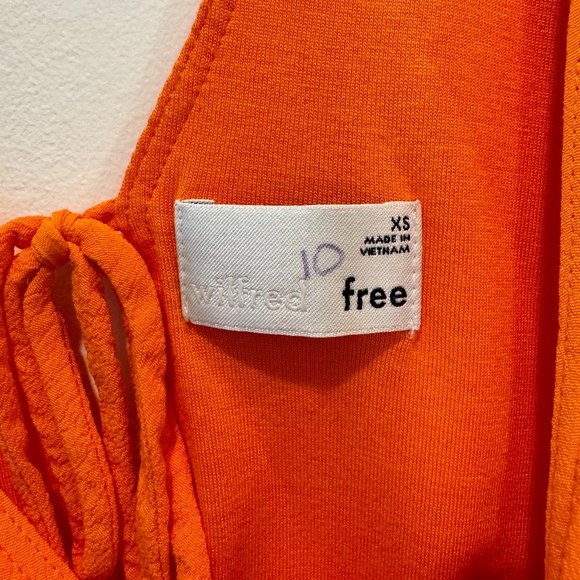 Wilfred Free Orange Tie Up Top - Picture 5 of 6